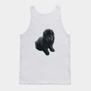 Newfoundland Puppy Dog Tank Top